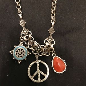 Lucky brand Peace necklace